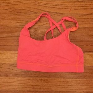 lululemon pink sports bra
